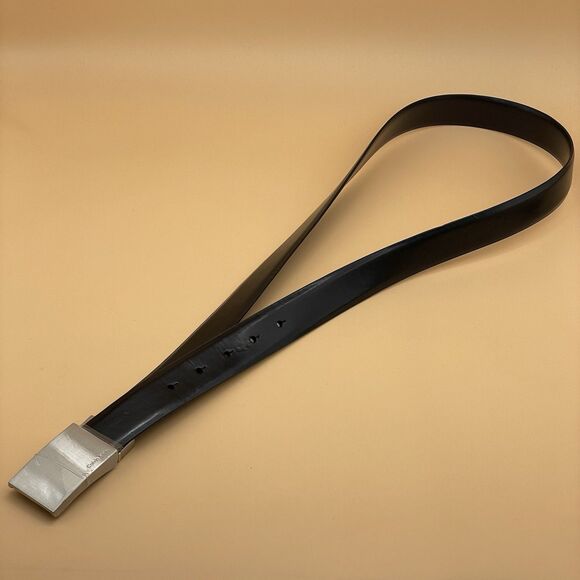 Calvin Klein CK Reversible Dress Belt Men's 40-42 Black & Brown - Picture 6 of 14